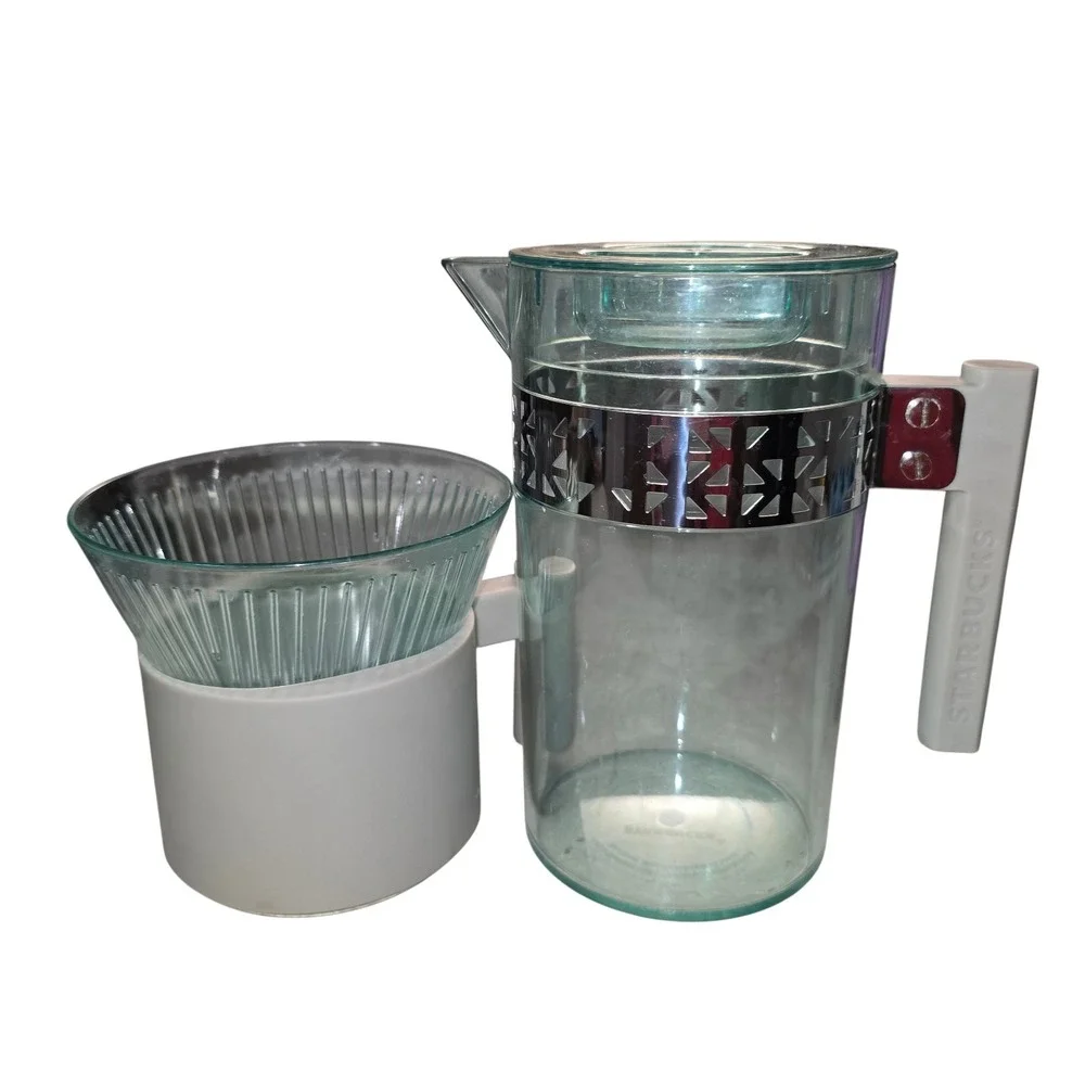 2013 Starbucks Translucent Sea Foam Green Acrylic Tea Coffee Juice Water Pitcher